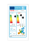 Toshiba Yukai Plus RAS-B18S4KVG-E luftkonditionering – EU-energimärke