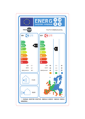 EU Energy Label Inverter Air conditioner TechPoint TCP H18 MAXCOOL / 18 000 BTU