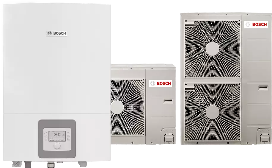 Bosch Compress 3000 AWS Split Heat Pump – 9 kW Hybrid (Boiler Backup) (230 V)