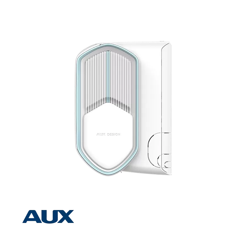 Inverter air conditioner AUX Q-Plus ASW-H12C5C4/BQAR3DI-C1 with 12,000 BTU Wi-Fi and energy efficient cooling and heating.