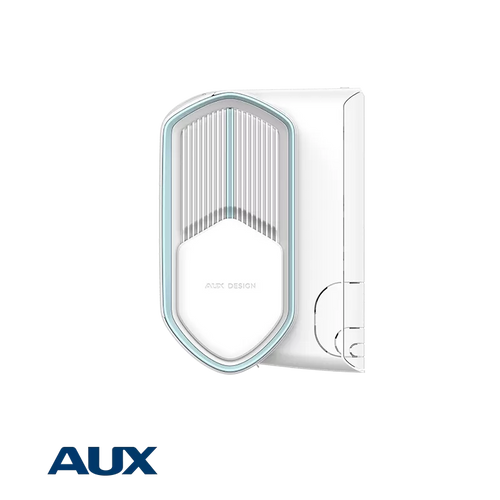 Inverter air conditioner AUX Q-Plus ASW-H12C5C4/BQAR3DI-C1 with 12,000 BTU Wi-Fi and energy efficient cooling and heating.