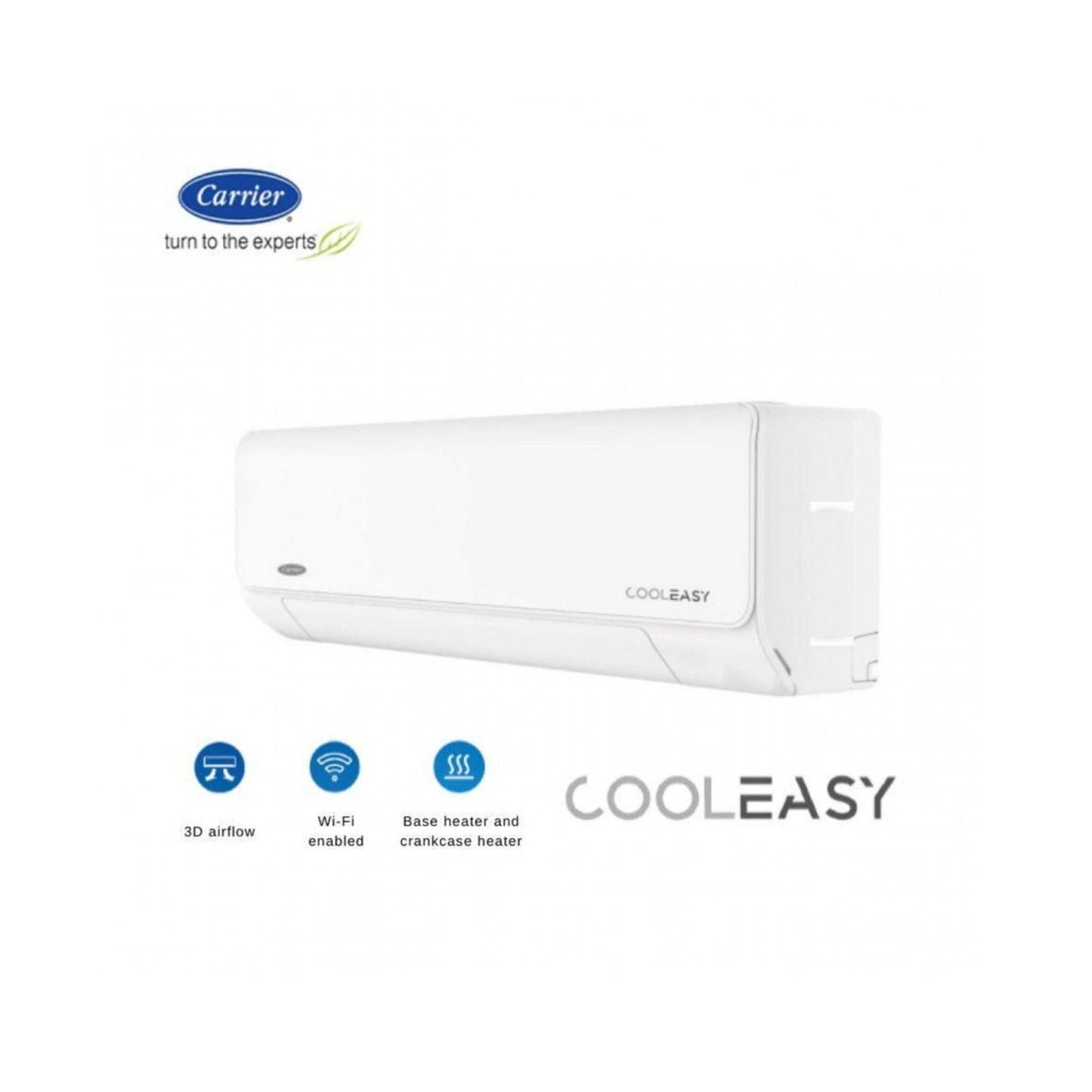 Inverter air conditioner CoolEasy Carrier 18,000 BTU with Wi-Fi control and energy-efficient features