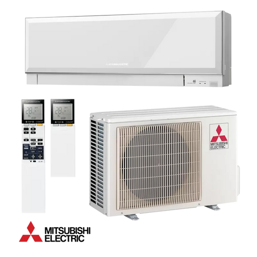 Mitsubishi Electric MSZ-EF25VGKW inverter air conditioner with smart features and energy-efficient technology