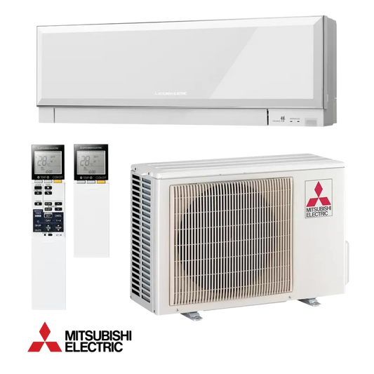 Mitsubishi Electric MSZ-EF25VGKW inverter air conditioner with smart features and energy-efficient technology
