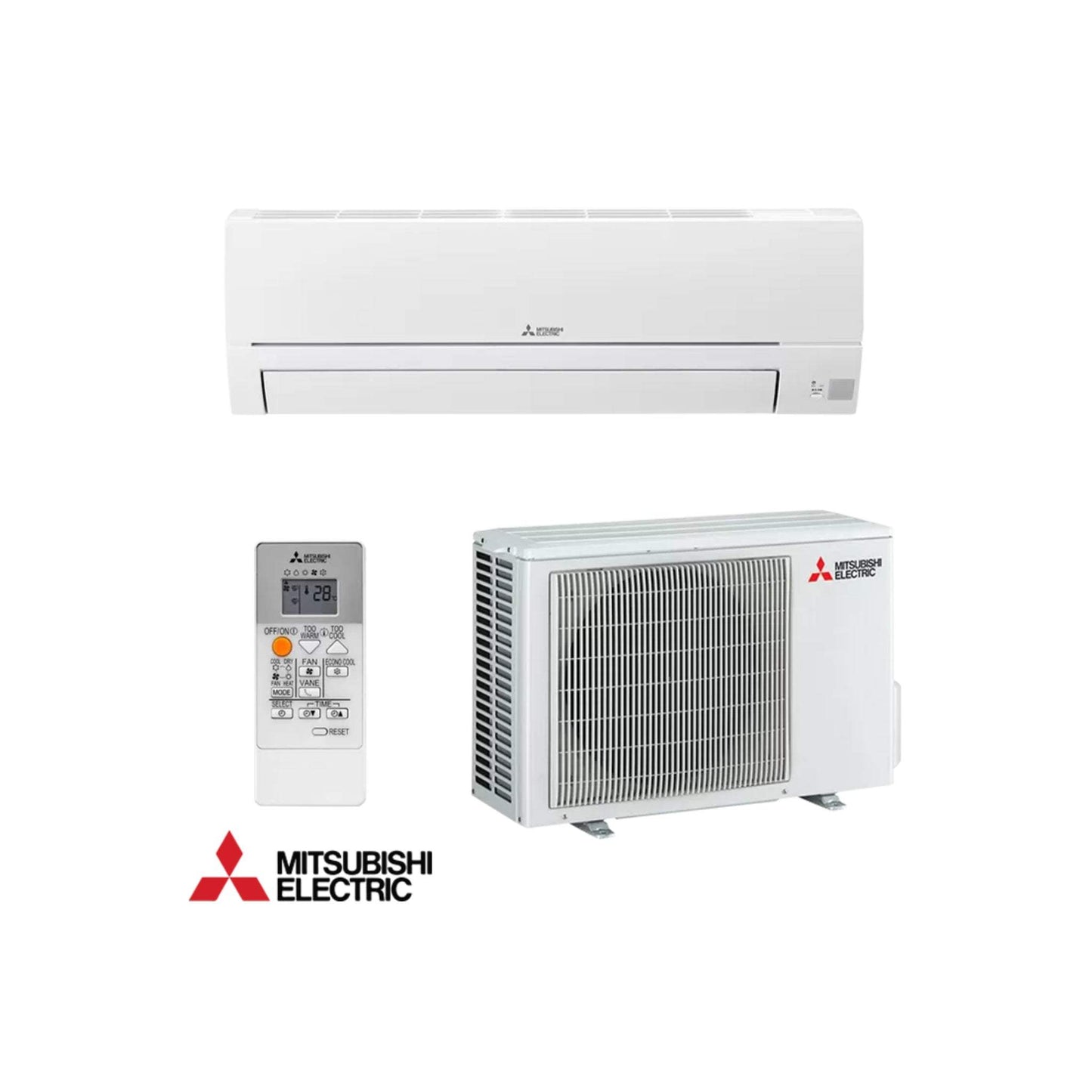Mitsubishi Electric HR series 18,000 BTU inverter Klimaanlage with automatic restart and intelligent temperature control