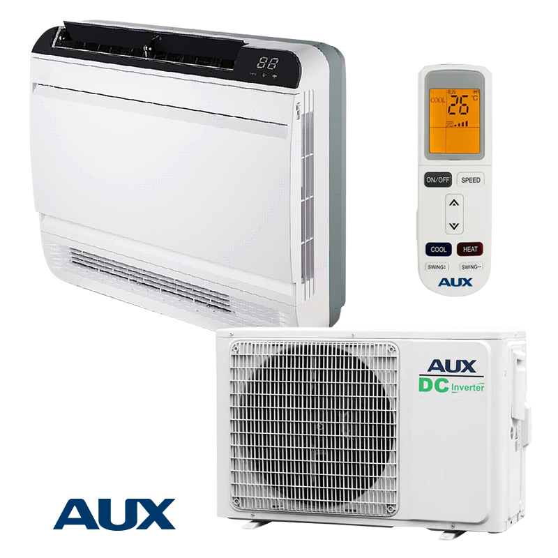 AUX AMCO-H18/4R3DA Floor Air Conditioner + AUX AM2-H18/4DR3 Multi Outdoor Unit – 18000 BTU, Wi-Fi