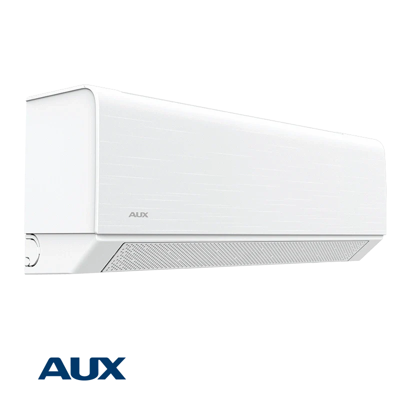 AUX C Comfort ASW-H09B7A4/CAR3DI-D0 inverter air conditioner set with remote control and outdoor unit, 9000 BTU, Wi-Fi enabled, energy efficient A+++ cooling.