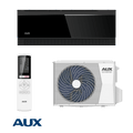 AUX C Comfort ASW-H12C5A4/CBR3DI-D0 black inverter air conditioner with remote and outdoor unit, 12000 BTU, Wi-Fi, energy-efficient A+++ rating, and plasma air filter.
