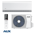 AUX Inverter Air Conditioner ASW-H24F4A4 indoor unit, outdoor unit, and remote control with Wi-Fi and 24,000 BTU cooling capacity for rooms up to 41m².