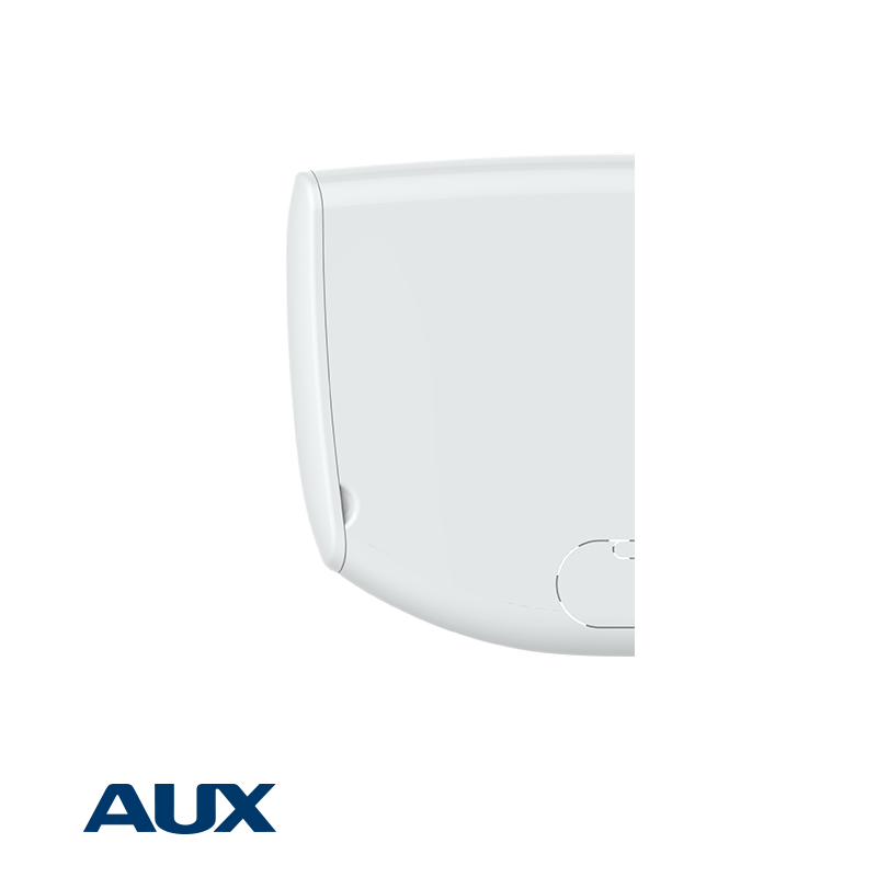 Compact white AUX Freedom ECO inverter air conditioner indoor unit with sleek design and Wi-Fi control option