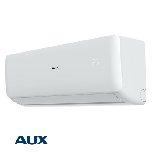 AUX Freedom ECO inverter Klimaanlage 9000 BTU with self-cleaning, Wi-Fi control, and energy-efficient A++/A+ rating.