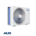 AUX New-Q Inverter Air Conditioner outdoor unit, 12,000 BTU, energy-efficient R32 refrigerant, Wi-Fi ready, quiet operation, modern design.