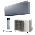Daikin Emura 3 FTXJ20AS inverter air conditioner with sleek indoor unit, remote control, and efficient outdoor unit.