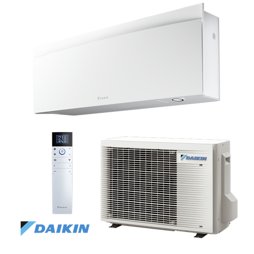 Daikin Emura 3 inverter air conditioner with 9,000 BTU, Wi-Fi control, 3D airflow, and energy-efficient design