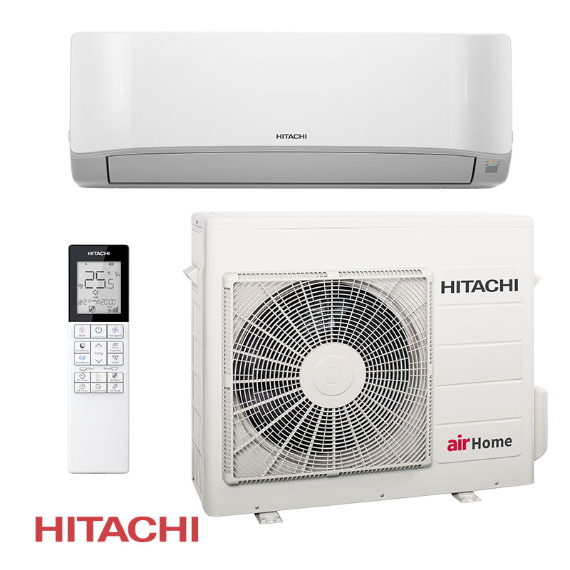HITACHI AirHome 400 RAK-DJ70 + RAC-DJ70WHAE Inverter Air Conditioner – 24,000 BTU (A++/A+)