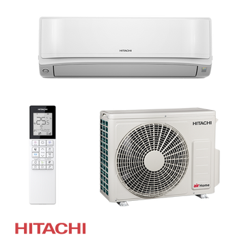 HITACHI AirHome 600 RAK-VJ25 + RAC-VJ25PHAE Inverter Air Conditioner – 9,000 BTU (A+++/A++)