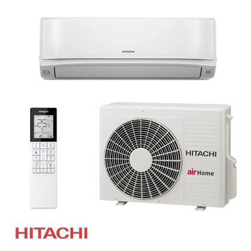 Hitachi AirHome 600 inverter air conditioner with indoor unit, outdoor unit, remote control, 18000 BTU, Wi-Fi, energy class A++ cooling and heating, suitable for rooms up to 37m².