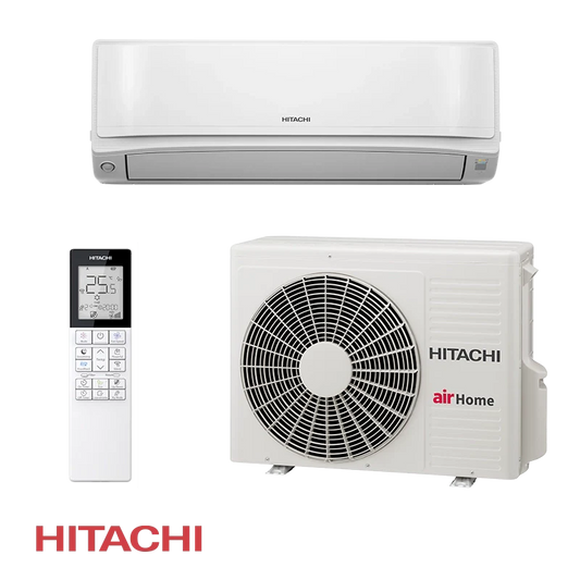 Hitachi AirHome 600 inverter air conditioner indoor and outdoor units with Wi-Fi and A++ energy rating