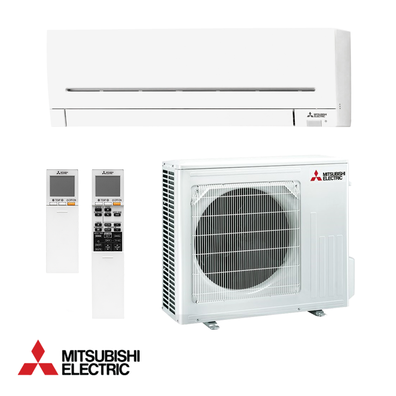 Mitsubishi Electric inverter air conditioner MSZ-AP60VGK + MUZ-AP60VG with 21,000 BTU capacity, ultra-quiet operation, built-in Wi-Fi, and eco-friendly R-32 refrigerant for rooms up to 45 m².