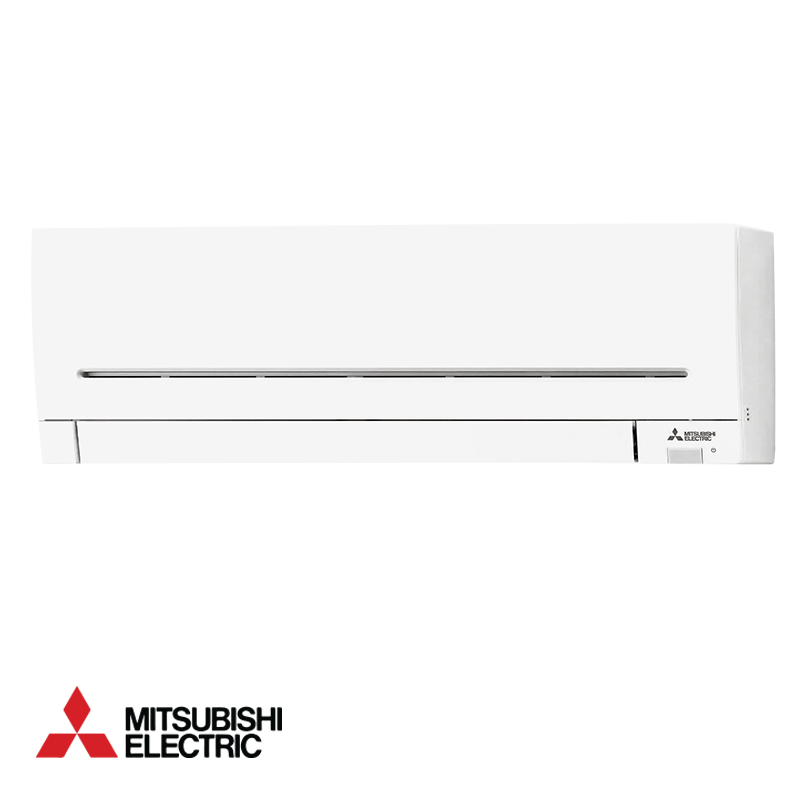Mitsubishi Electric MSZ-AP71VGK inverter air conditioner indoor unit in white with sleek modern design for quiet, energy-efficient cooling and heating.