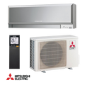 Mitsubishi Electric inverter air conditioner MSZ-EF35VGKS with indoor unit, outdoor unit, and remote control, energy efficient cooling and heating for rooms up to 25 m²