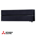 Mitsubishi Electric MSZ-LN25VGB black inverter air conditioner with Wi-Fi, ultra-quiet operation, and advanced air purification.