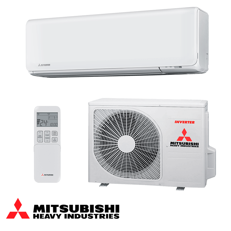 Inverter Air conditioner Mitsubishi Heavy Industries SRK 20 ZT-WF + SRC 20 ZT-W White / 7 000 BTU