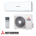 Mitsubishi Heavy Industries SRK20ZS-W inverter air conditioner with Wi-Fi, quiet operation, and dual anti-allergen filtration for 17m² rooms