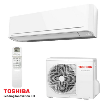 Toshiba Yukai+ RAS-B10S4KVG-E inverter air conditioner with remote and outdoor unit, 10,000 BTU, Wi-Fi control, ultra-quiet, energy-efficient cooling and heating for rooms up to 20m²