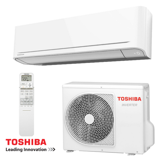 Toshiba RAS-24E2KVG-E air conditioner – indoor unit front view
