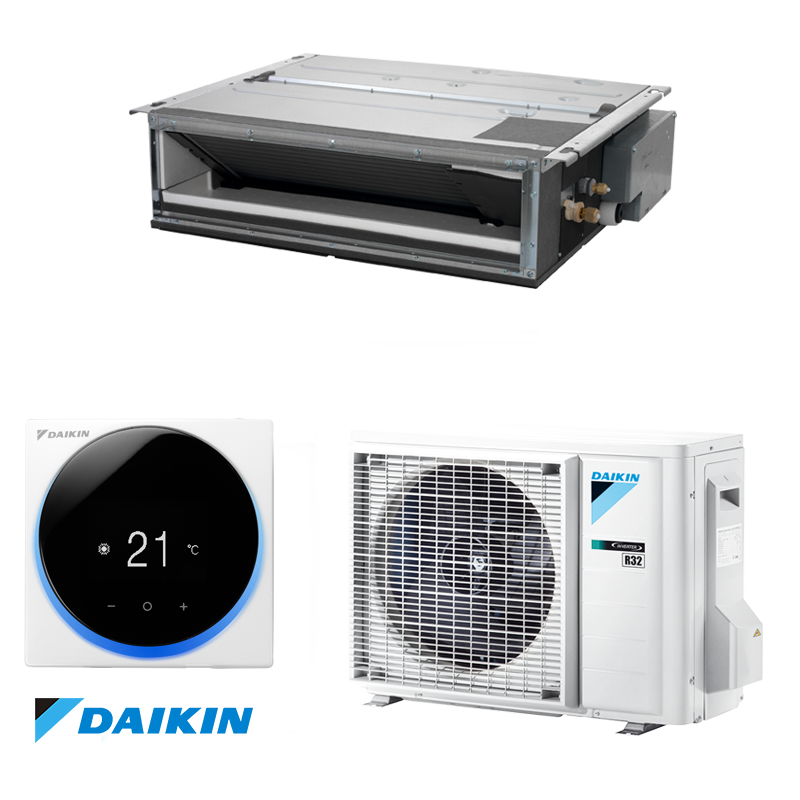 Daikin FDXM25F9 + RXM25A Ducted Inverter Air Conditioner – 9,000 BTU (A+/A+)