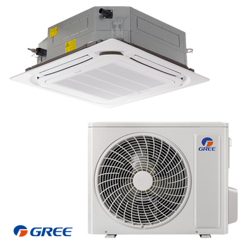 Gree GUD100T1 + GUD100W1/NhA-S Kassetten-Klimaanlage – 34 000 BTU