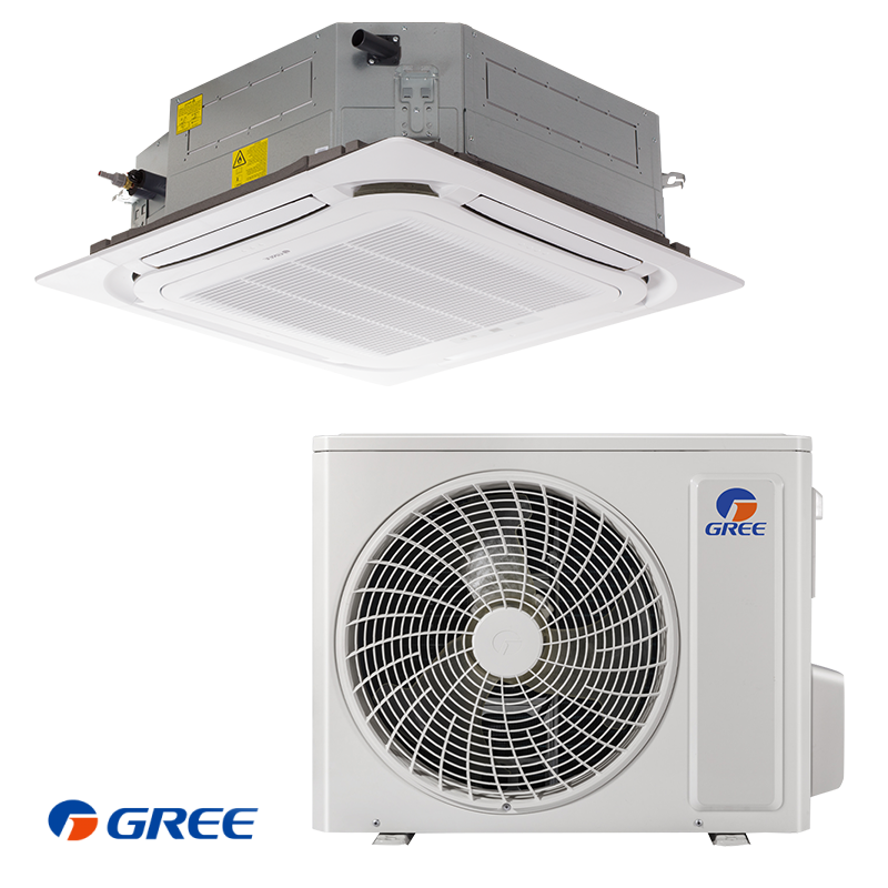 Gree GUD140T1 + GUD140W1/NHA-S Kassetten-Klimaanlage – 48 000 BTU