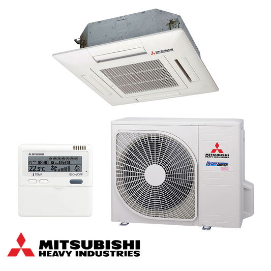 Mitsubishi Heavy Industries FDTC50VH /SRC50ZSX-W3 Cassette Air Conditioner – 18 000 BTU