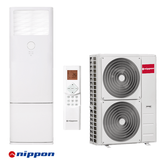 Nippon NFGD-48HRFN8-Q + NOE30U-48HFN8-R Column Air Conditioner – 48 000 BTU