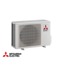 Outdoor unit of Inverter Air conditioner Mitsubishi Electric MSZ-EF35VGKW + MUZ-EF35VG with Mitsubishi Electric logo and ventilation grille.