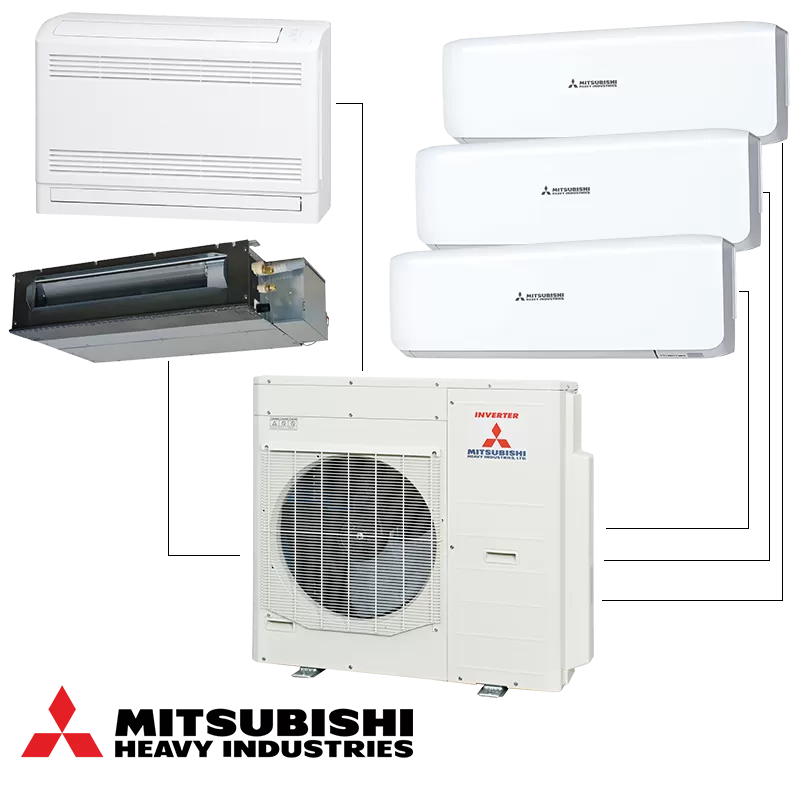Mitsubishi Heavy SCM100ZS-W Multi-Split Outdoor Unit – 34,000 BTU (A/A+)