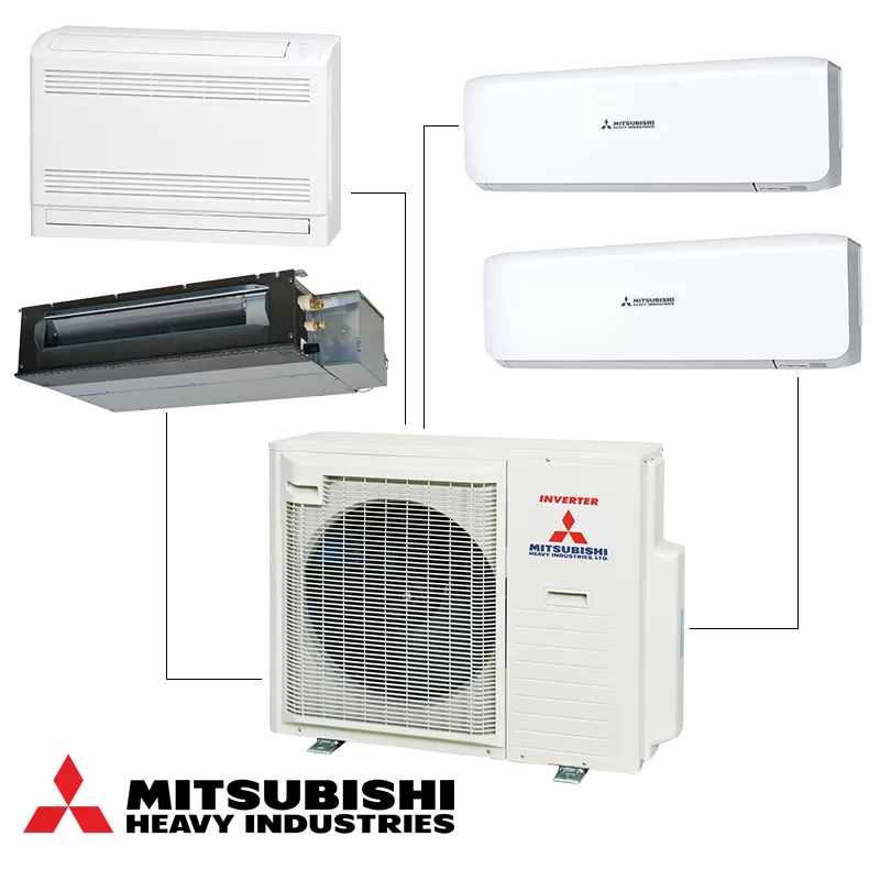 Mitsubishi Heavy SCM71ZS-W Multi-Split Outdoor Unit – 24,000 BTU (A++/A)