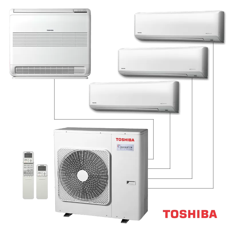 Toshiba RAS-4M27G3AVG-E Multi-Split Outdoor Unit – 27,000 BTU (A++/A+)
