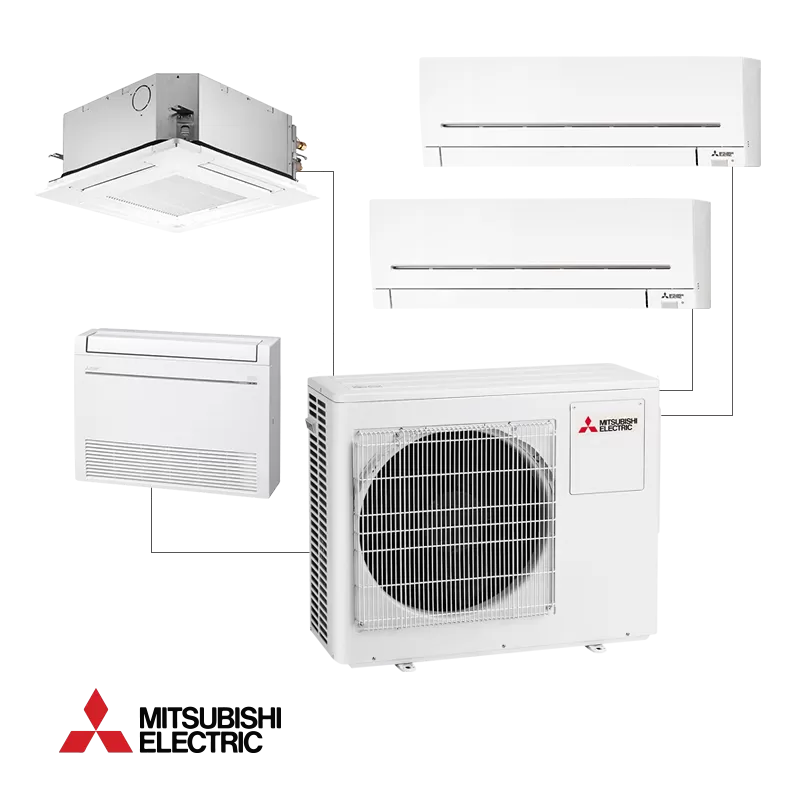 Mitsubishi Electric MXZ-4F72VF Multi-Split Outdoor Unit – 24,000 BTU (A++/A+)