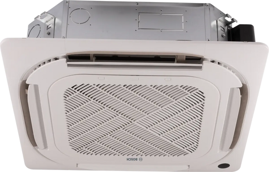 Bosch Climate 5000iU modern 4-way cassette air conditioner unit with sleek design and advanced temperature control features