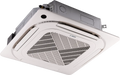 Bosch Climate 5000iU 4-way cassette ceiling air conditioner with modern design and remote temperature control features