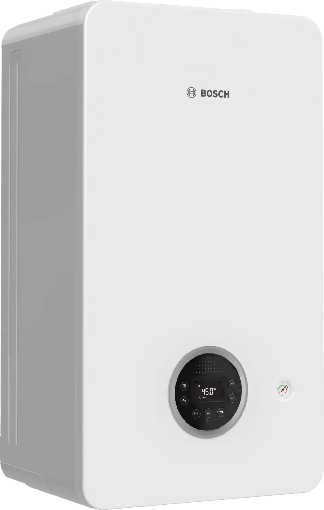 Bosch Condens 2300i W wall-mounted gas condensing boiler with smart control and low noise operation