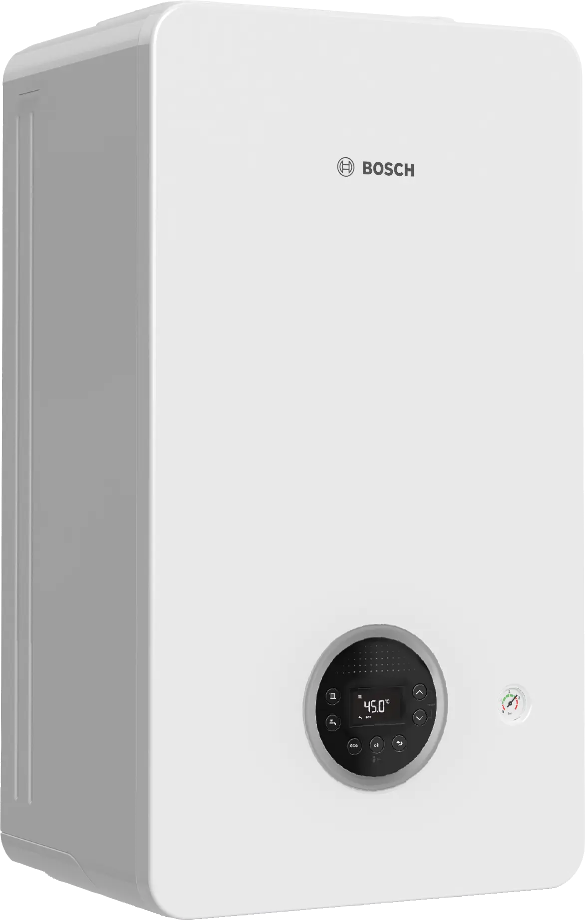 Bosch Condens 2300i W wall-mounted gas condensing boiler with smart control and low noise operation