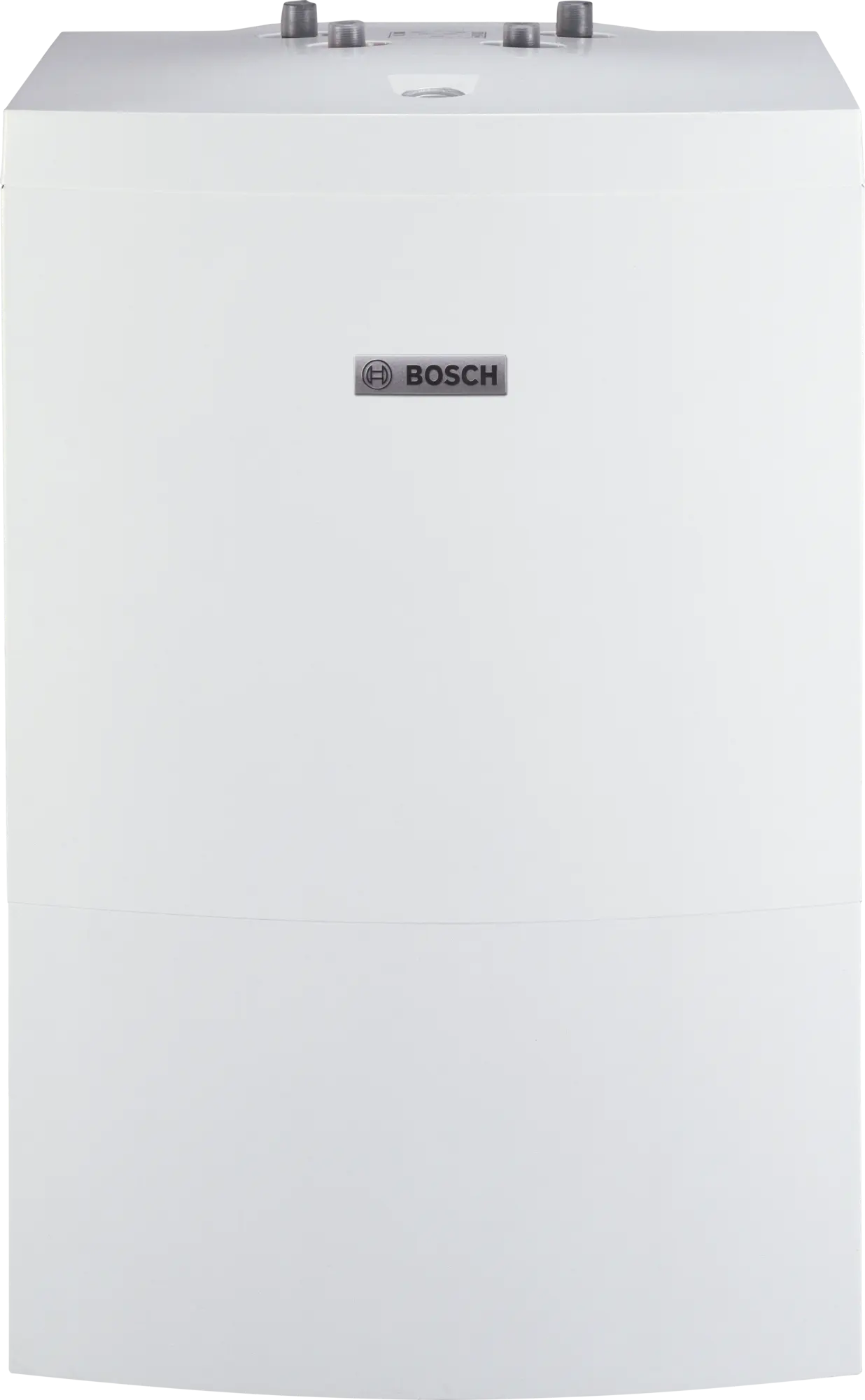 Bosch WD 160 B white stationary rectangular hot water storage tank with 149-liter capacity and corrosion-resistant enamelled interior.