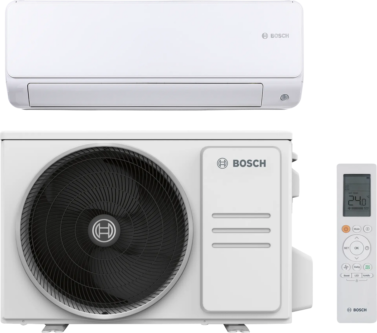 Bosch Climate 6000i inverter air conditioner indoor unit 24000 BTU for large rooms with smart features and energy efficiency