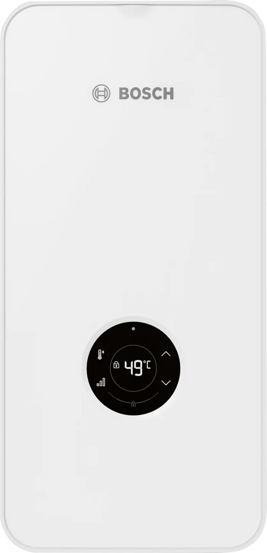 Electric Instantaneous Water Heater Bosch Tronic 7000 compact with touch display and WLAN connectivity
