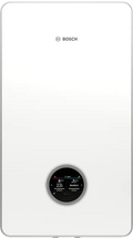 Bosch Condens 7800i W high-efficiency wall-mounted gas boiler with touch display and app control for modern home heating.