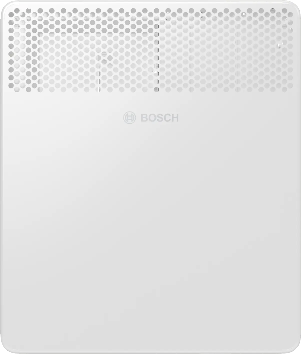 Bosch electric convector heater 1500W with LED display and safety features in white compact design