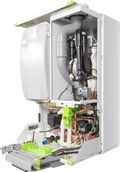 Bosch Condens 5700i WT wall-mounted gas condensing boiler with integrated hot water tank and smart control features